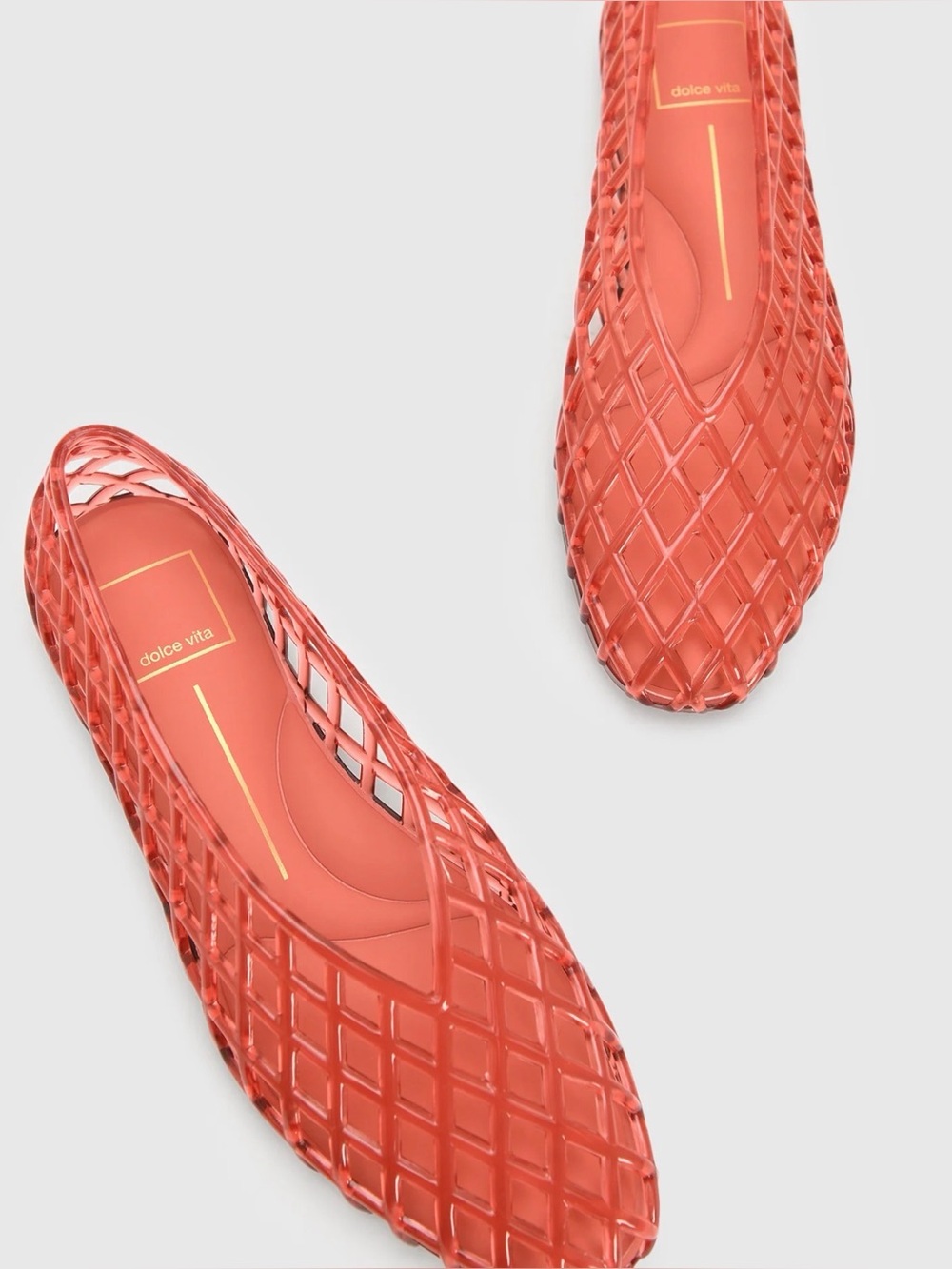 Dolce Vita Jam Flats Coral Jelly